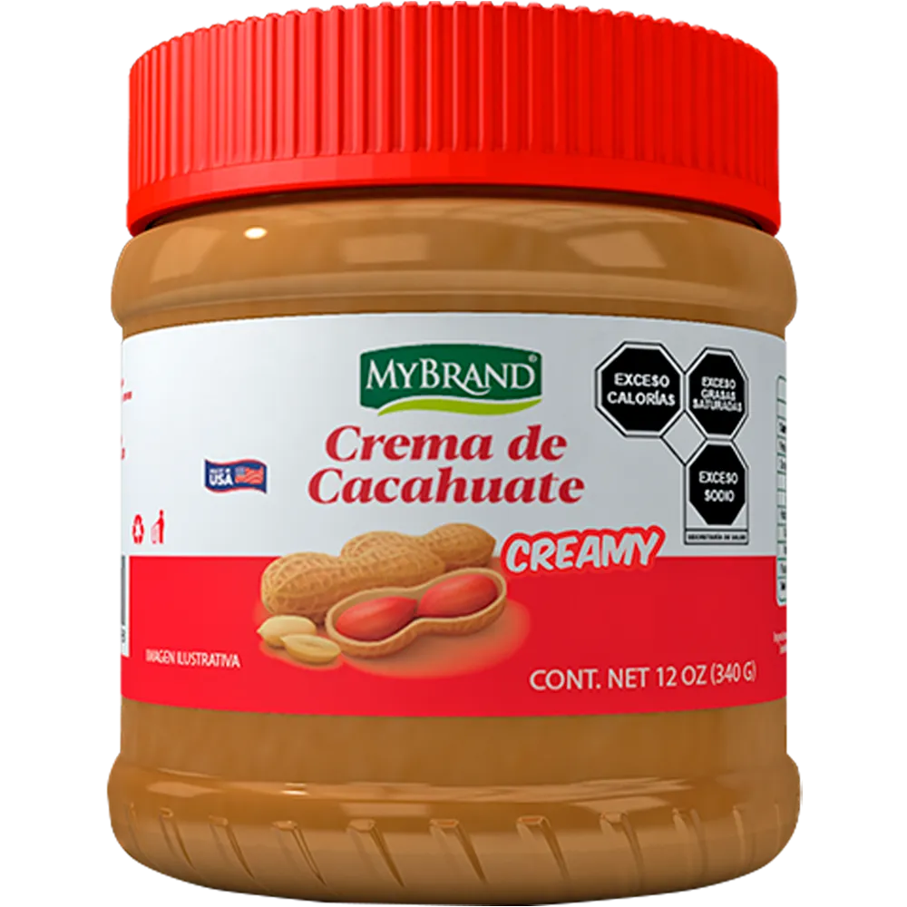 Crema De Cacahuate Creamy Mybrand 340 g