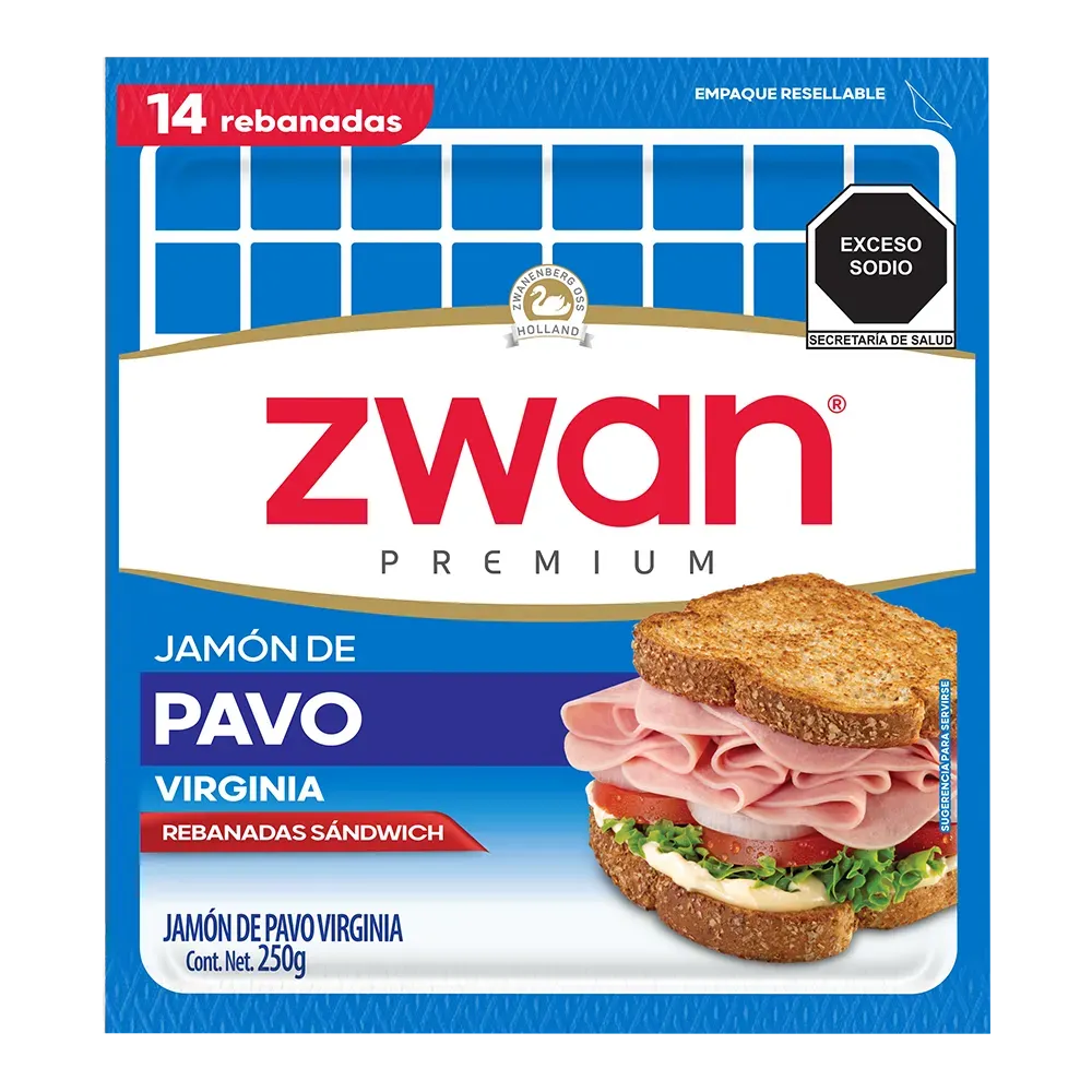 Jamon Virginia De Pavo Zwan 250 Gr
