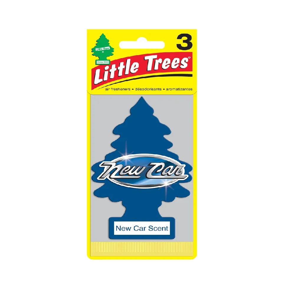 Aromatizante Para Auto Aroma Auto Nuevo Little Trees 3 Pza