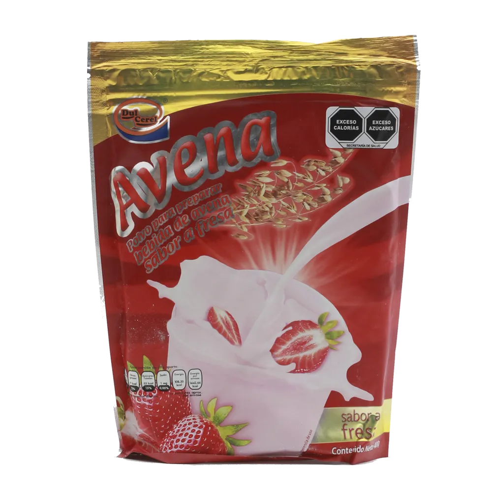 Avena Sabor Fresa Polvo Dul-Cerel 400 g