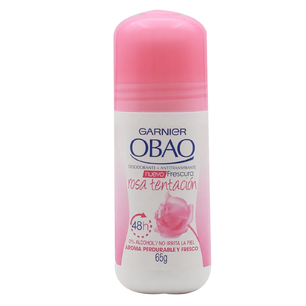 Desodorante Roll On Rosa Tentacion Obao 65 g