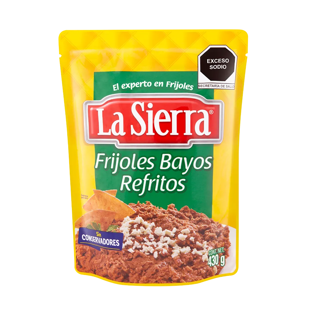 Frijol Bayos Refritos La Sierra 430 g