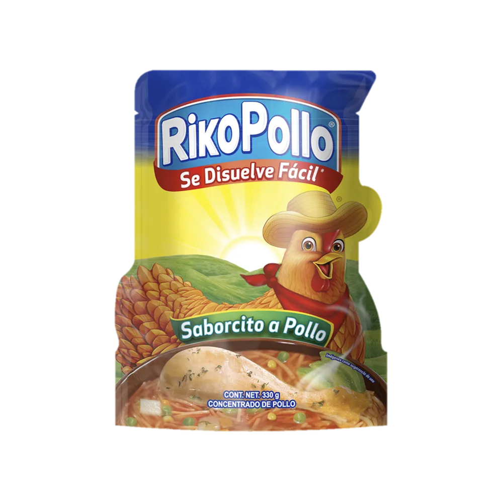 CALDO DE POLLO EN POLVO RIKO POLLO 330 GRAMOS