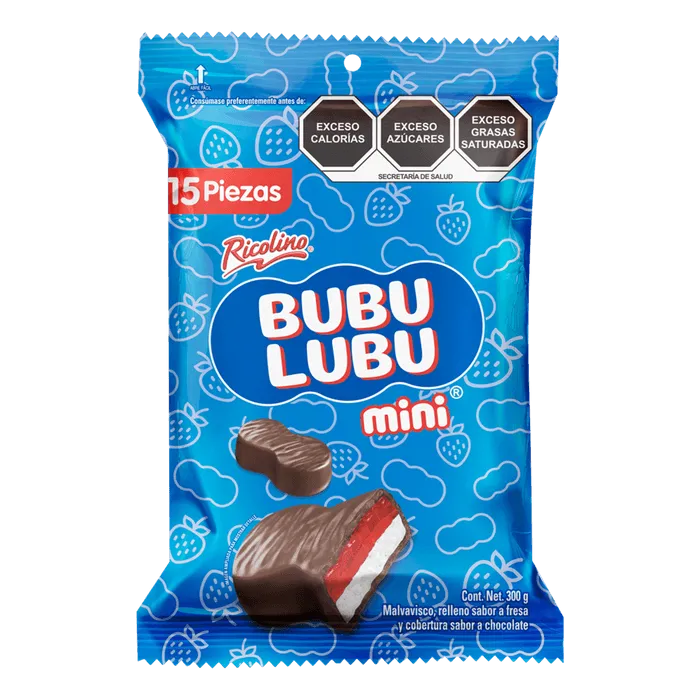 CHOCOLATE BOLSA GOLOSINA BUBULUBU RICOLINO 300 GRAMOS