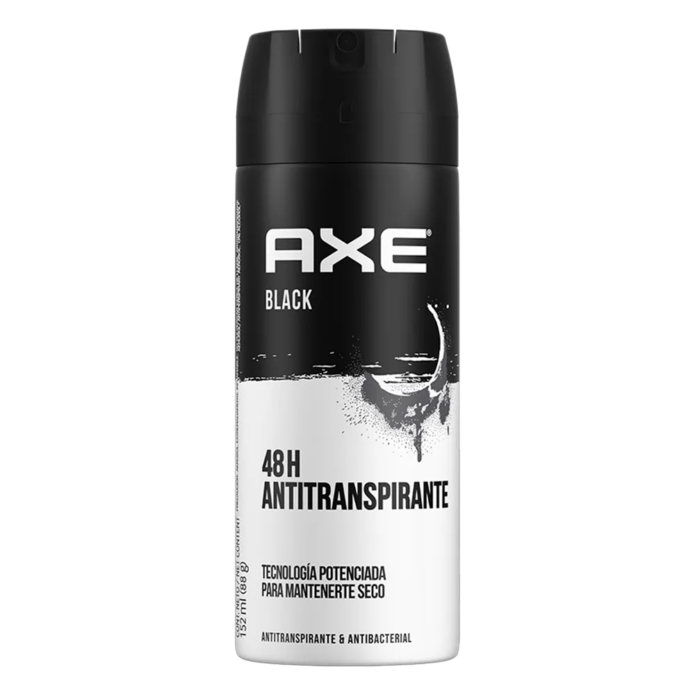 Antitranspirante Aerosol Black Seco Axe 88 g