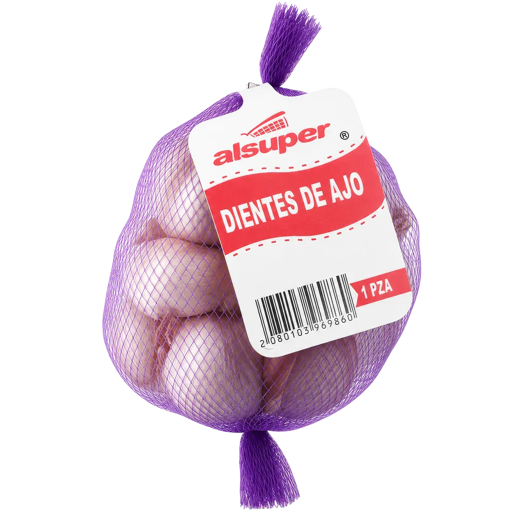 Dientes de ajo en malla Alsuper 200 g