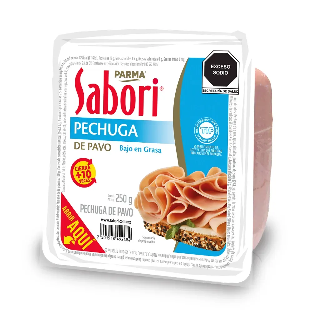 Pechuga De Pavo Sabori 250 Gr