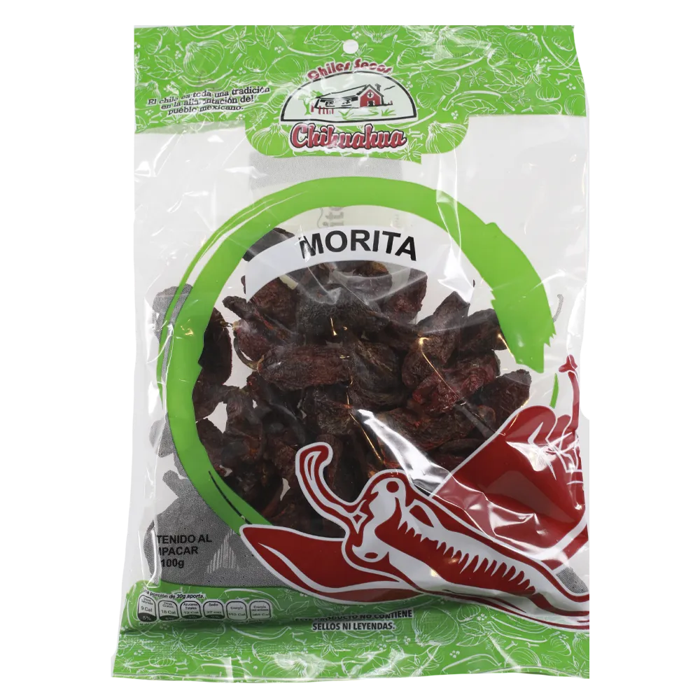 Chile Seco Morita Secos Chih. 100 Gr