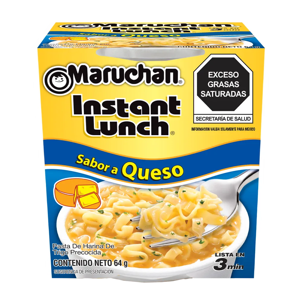 Sopa Instantanea sabor queso Maruchan 64 g