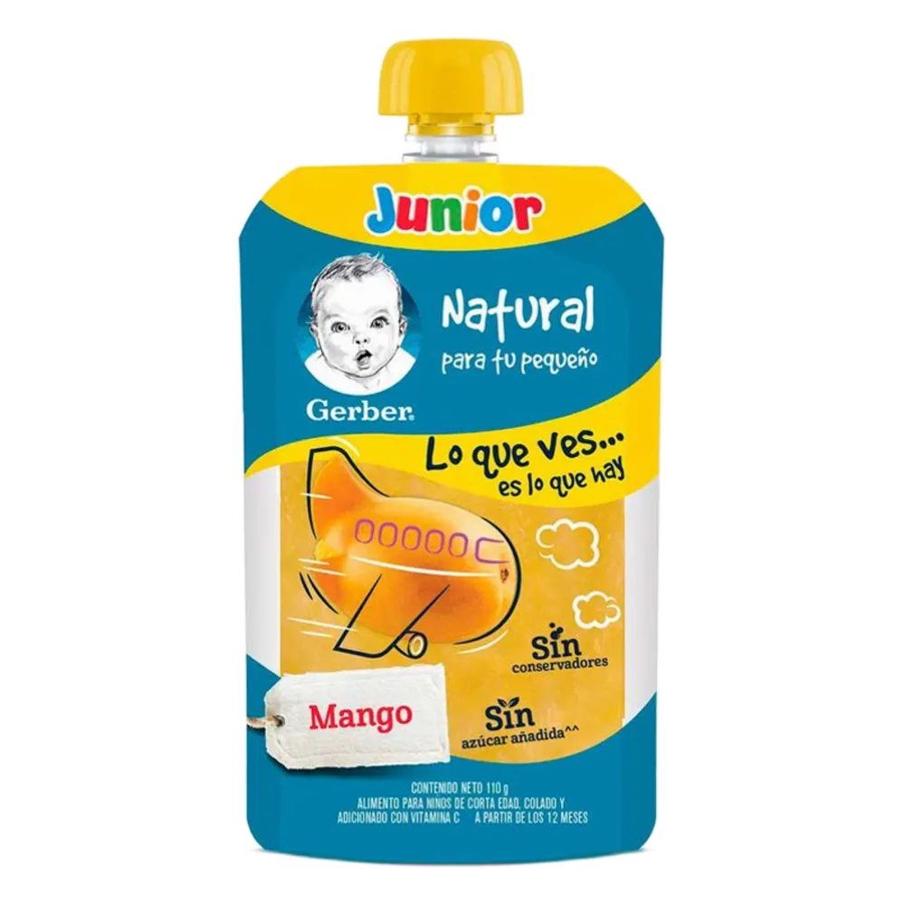 Papilla Gerber Pouch Mango   110G
