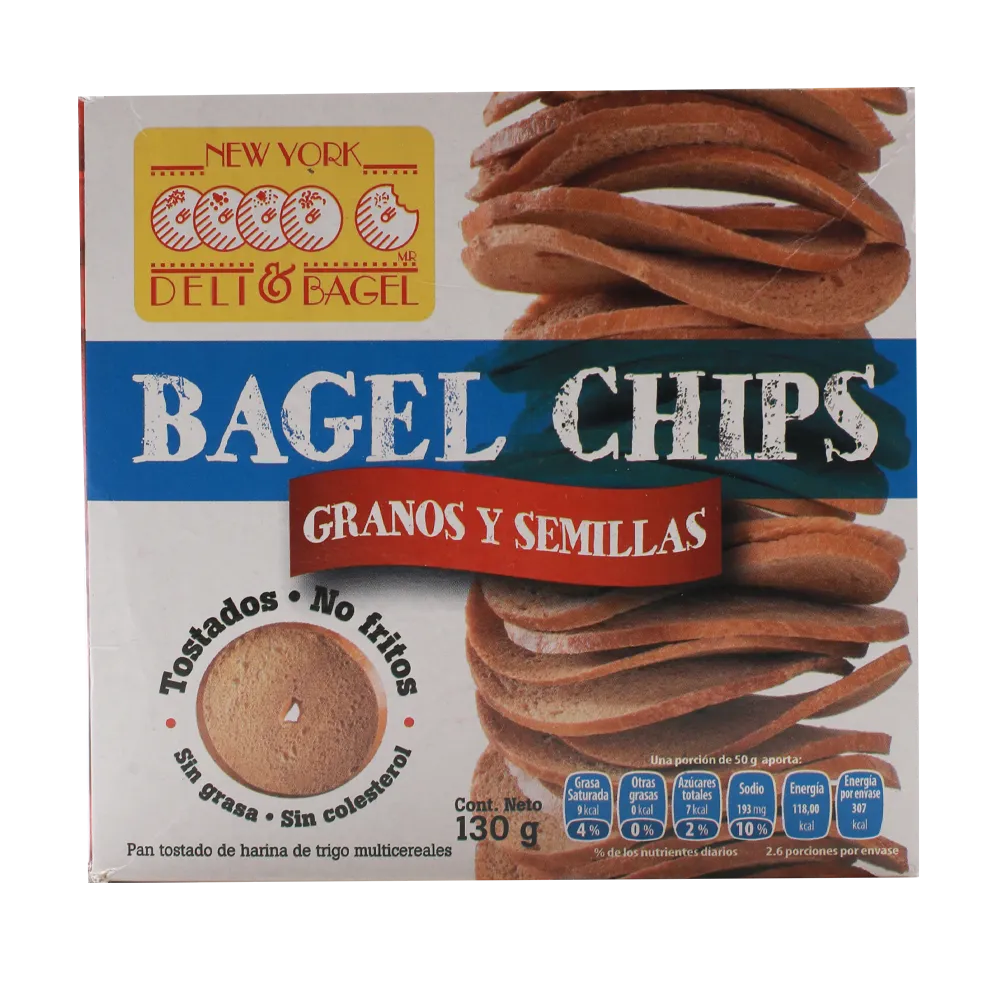 Bagel Chips Granos Y Semillas Ny Deli & Bagel 130 g