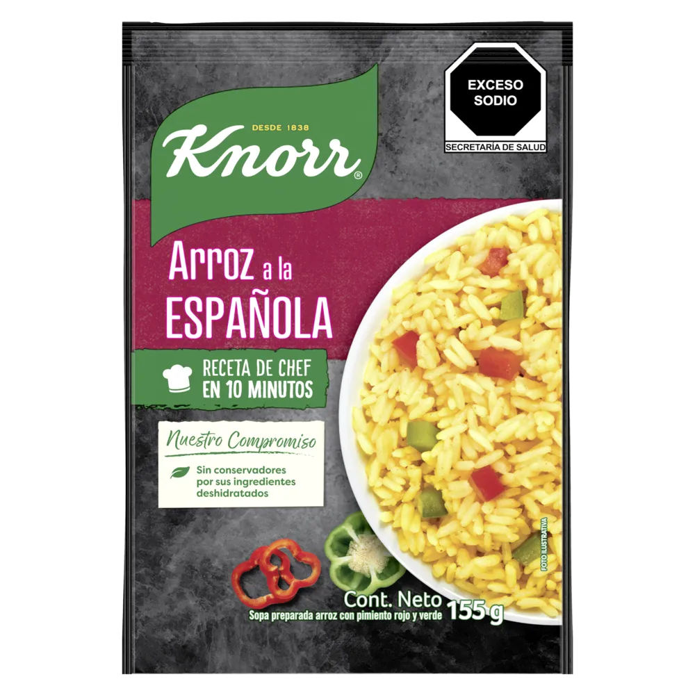 Arroz a la española Instantaneo Knorr 155 g