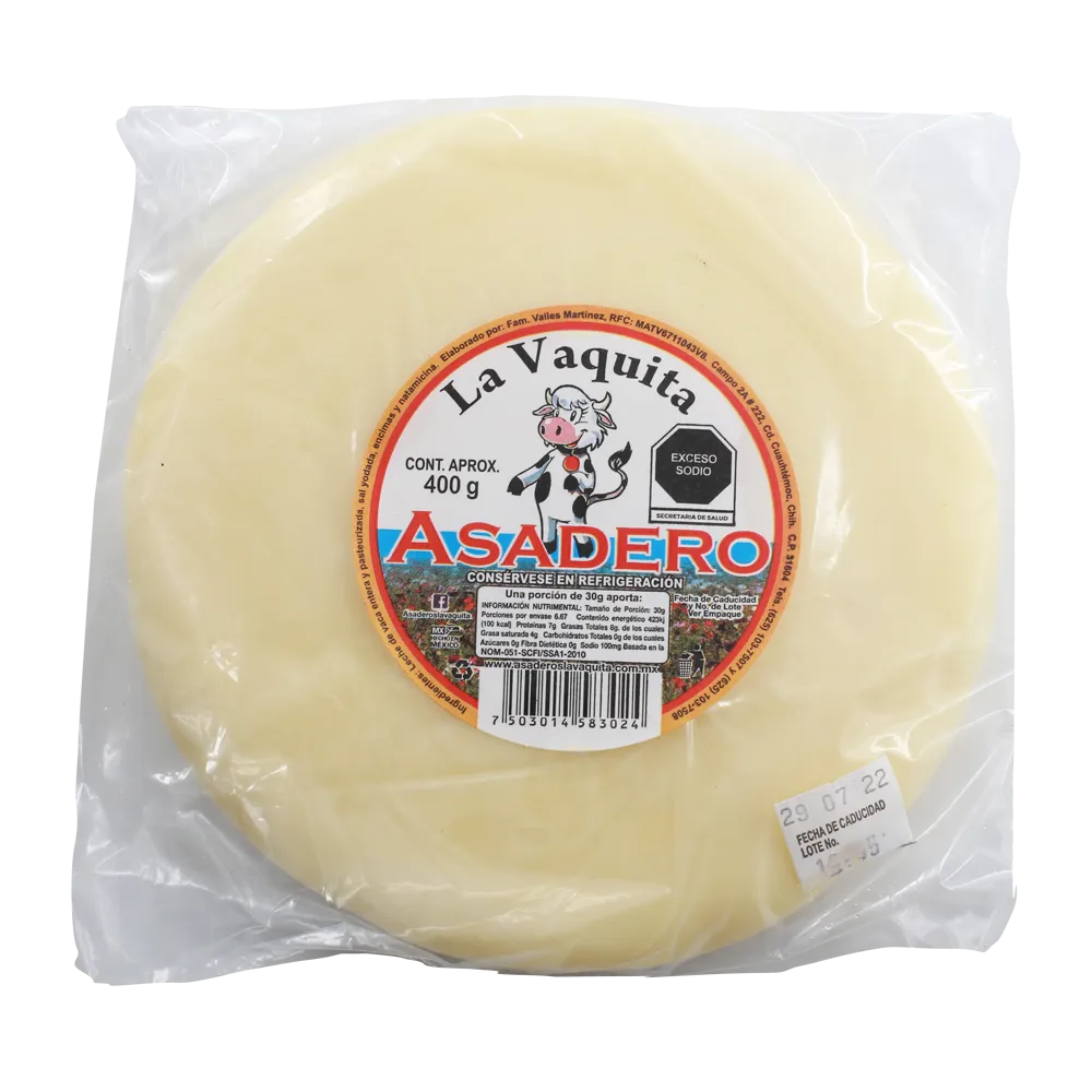 Asadero La Vaquita 400 g