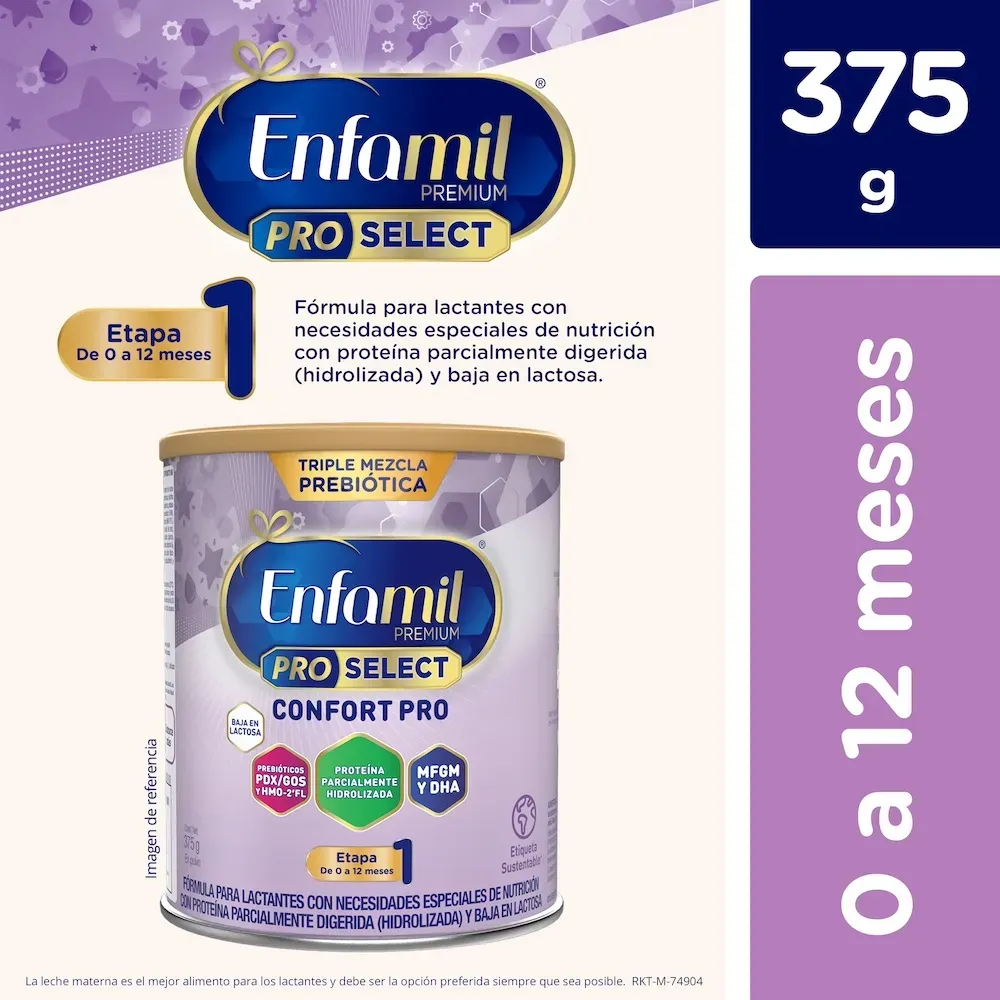 Fórmula infantil Especializada Enfamil confort pro 1   375 Gr