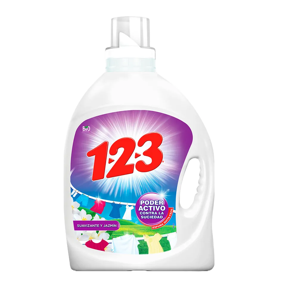 Detergente Liquido lavanda 123 4.65 lt