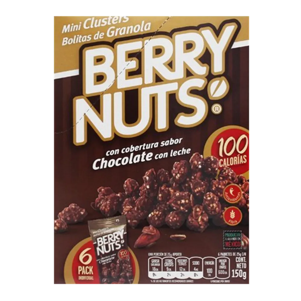Caja Granola Con Chocolate Con Leche Berry Nuts 150 g