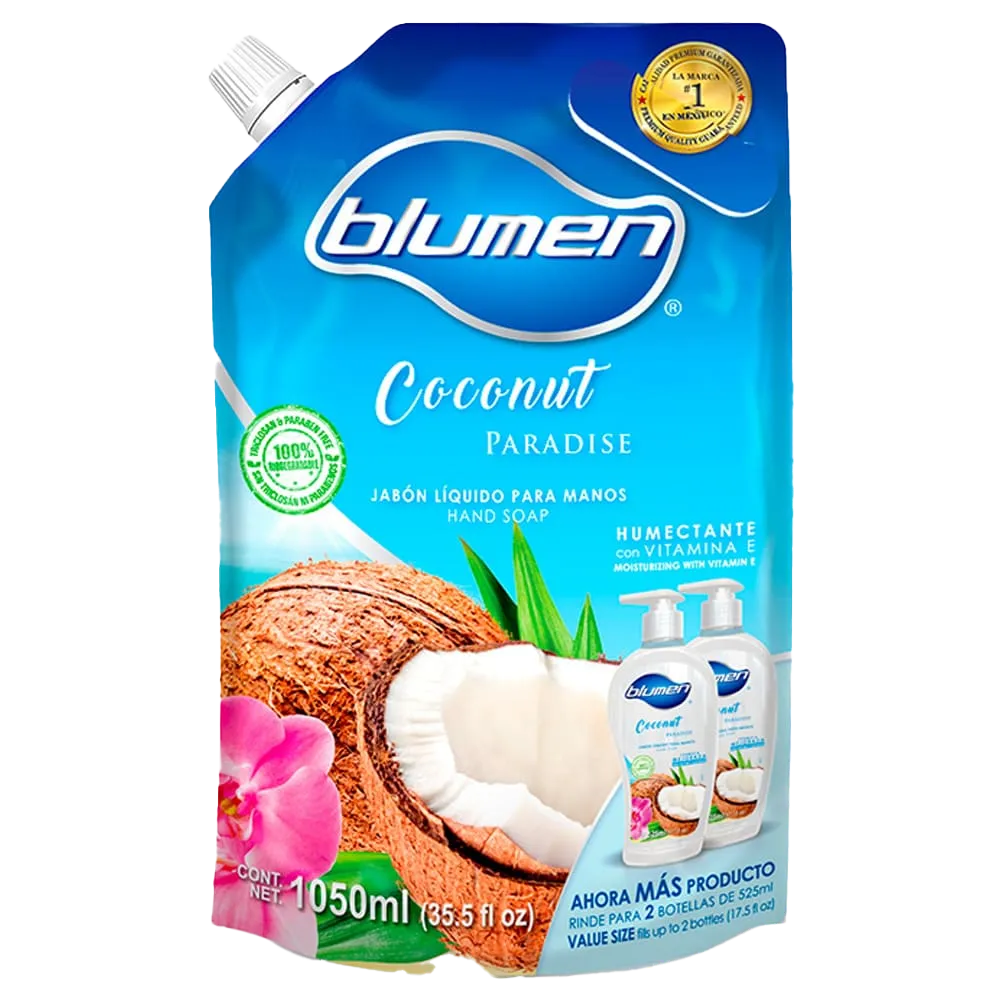 Jabon Liquido Repuesto Coco Blumen 1050 Ml