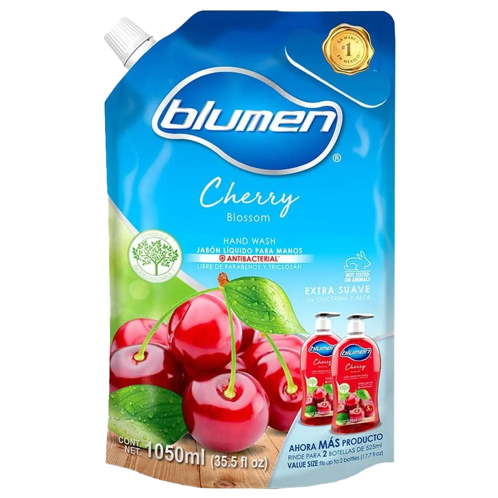 Jabon Liquido Repuesto Cherry Blumen 1050 Ml