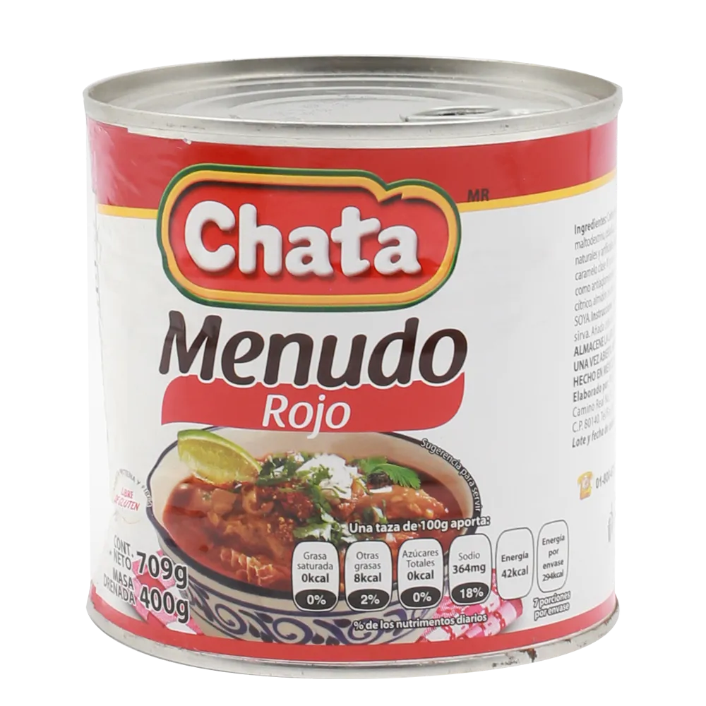 Menudo Rojo Chata 710 g