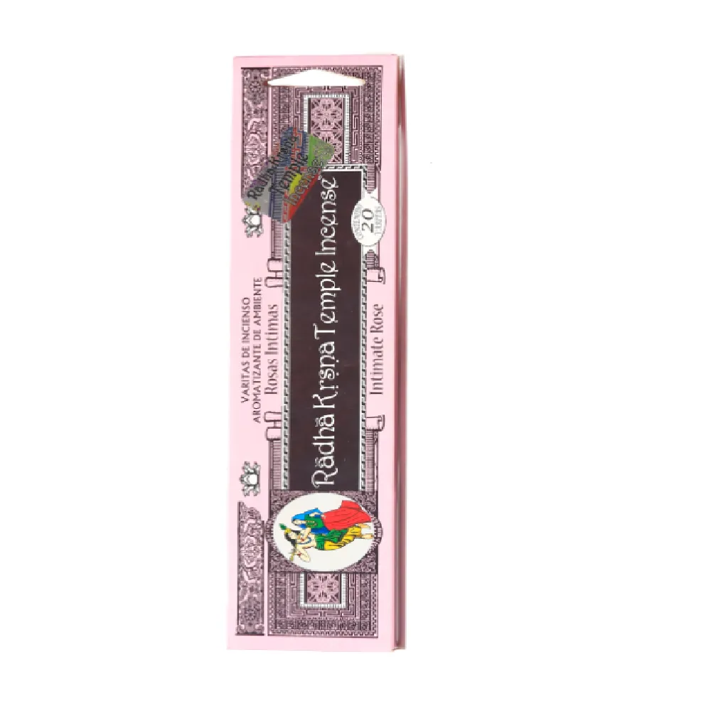 Incienso Rosas-Rosas Intimas 20 Varitas Radha Krishna 1 Pz