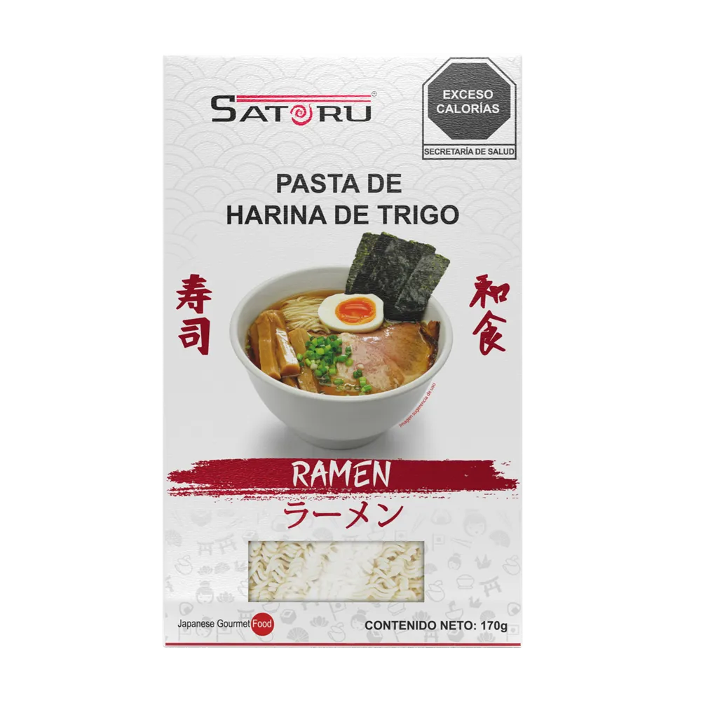 Pasta De Fideos De Harina De Trigo Satoru 170 Gr
