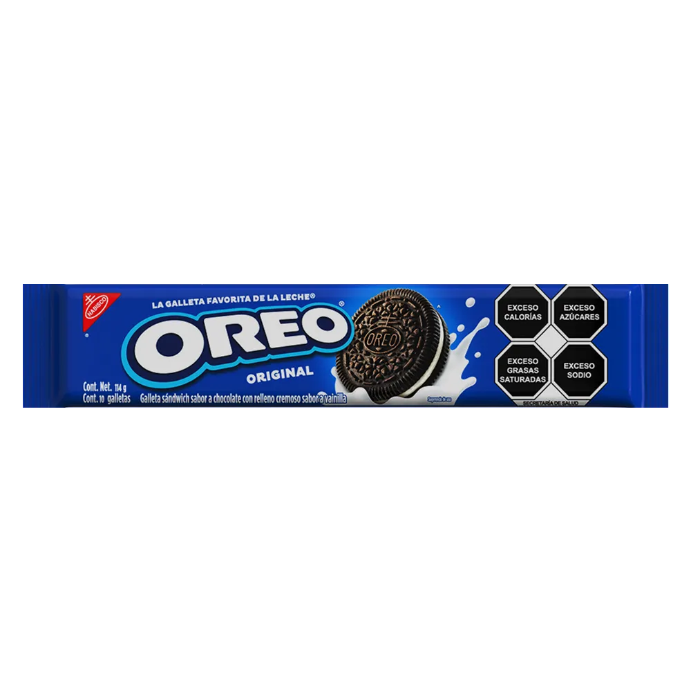 Galleta Oreo Original Tubo Nabisco 114 g