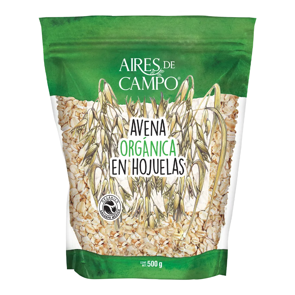Avena Orgánica En Hojuelas Aires De Campo 500 g