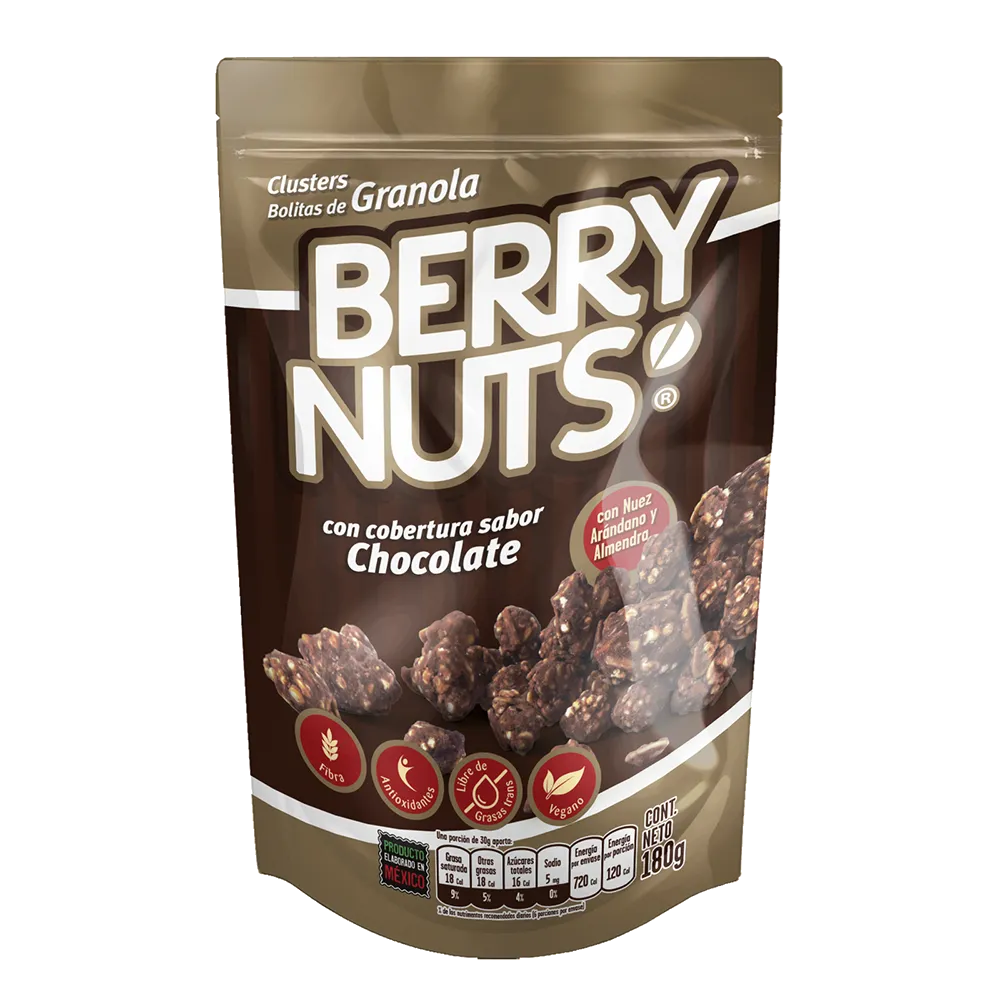 Bolsa Granola Chocolate Con Leche Berry Nuts 180 g