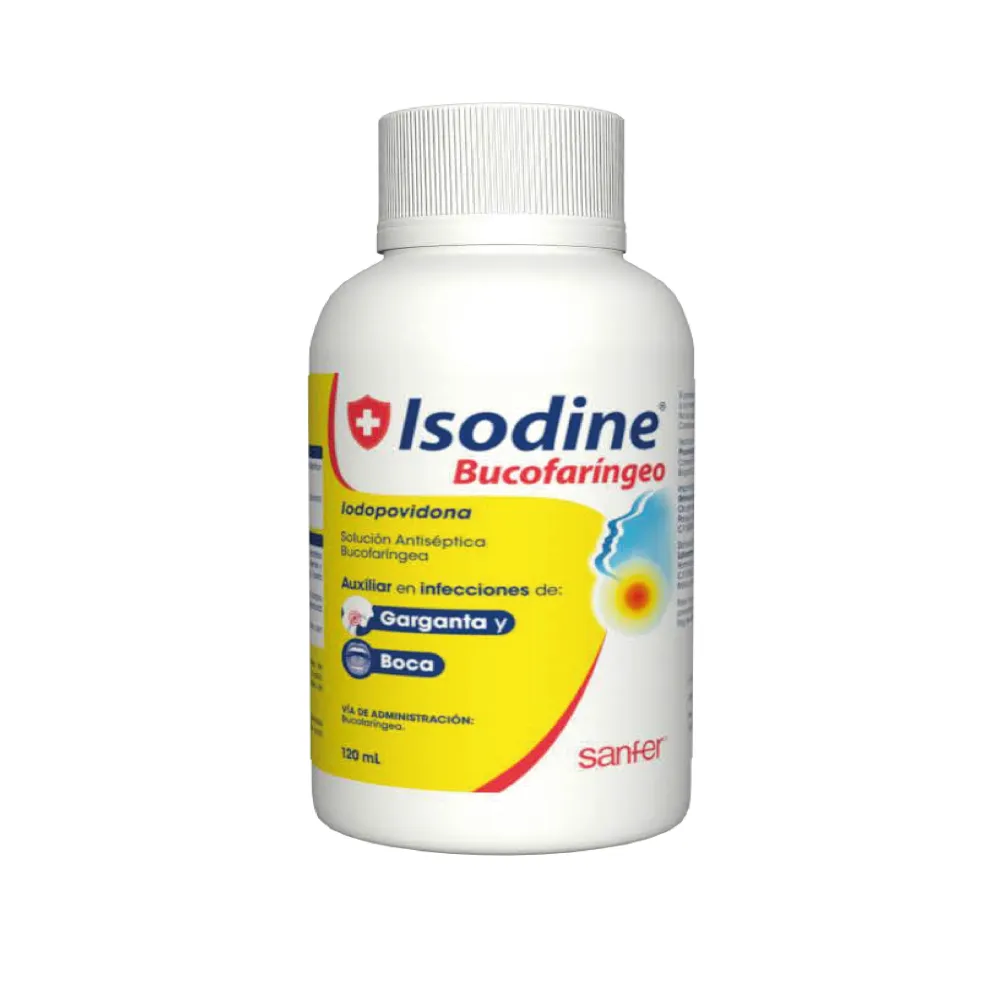 Isodine Bucofaringeo Solucion - Ffs Sanfer 120 Ml
