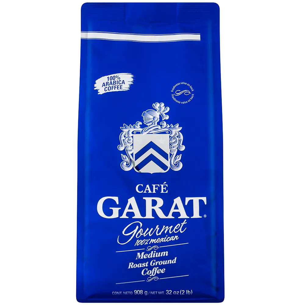 Cafe Molido Y Tostado Medio Gourmet Garat 908 Gr