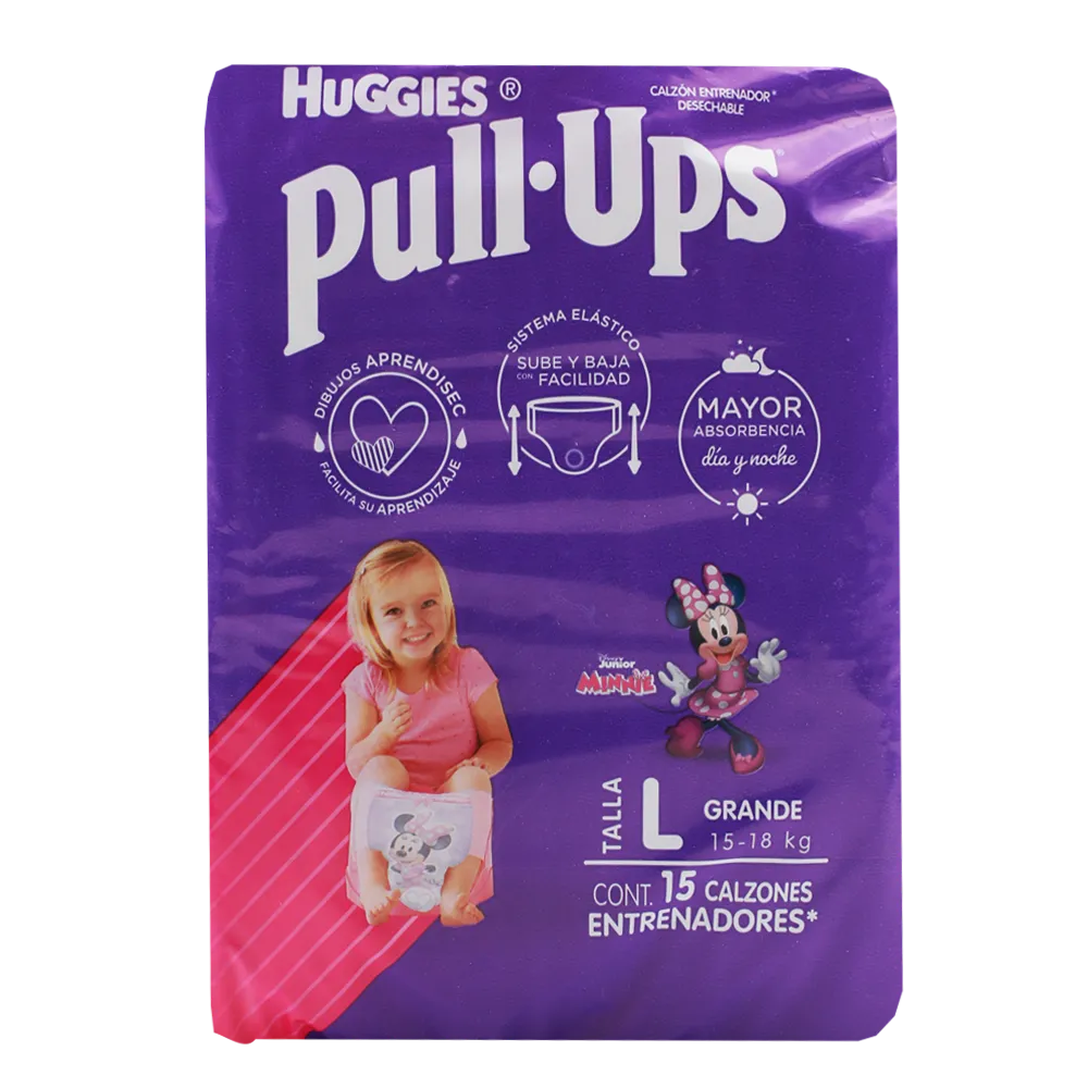 Calzon Entrenador L Niña Pull Ups 15 Pza