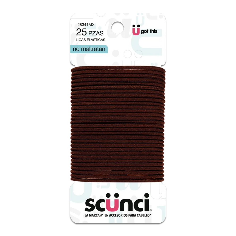 Ligas Café Scunci 25 Pza