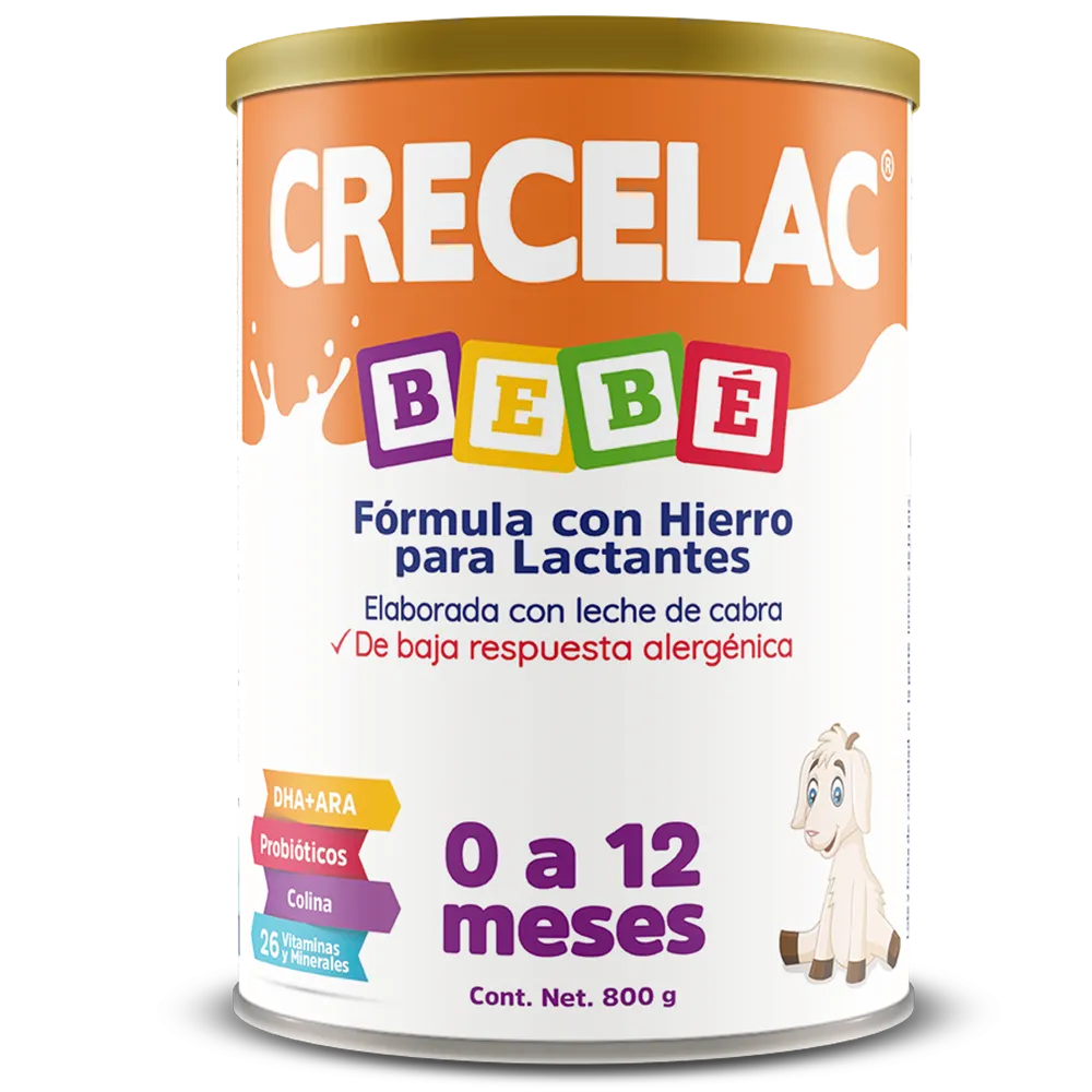 Formula De Leche De Cabra 0 A 12 Meses Crecelac 800 g