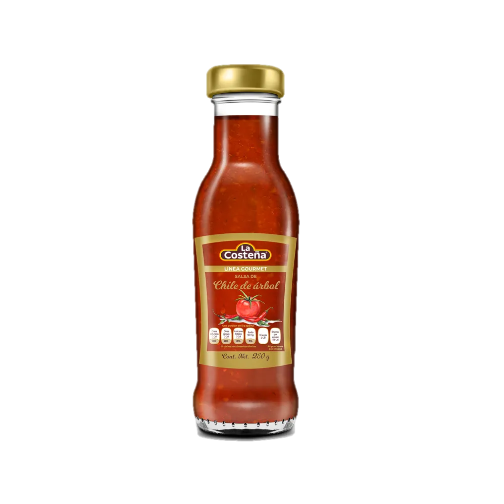 Salsa Picante Gourmet Chile Del Arbol La Costena 280 g