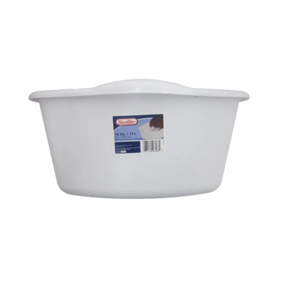 Palangana De 18 Qts Blanco Sterilite 1 Pz