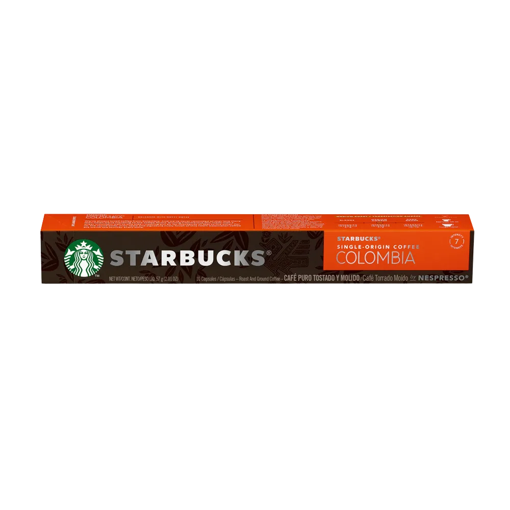 Cafe En Capsulas Colombia Starbucks 10 Pz