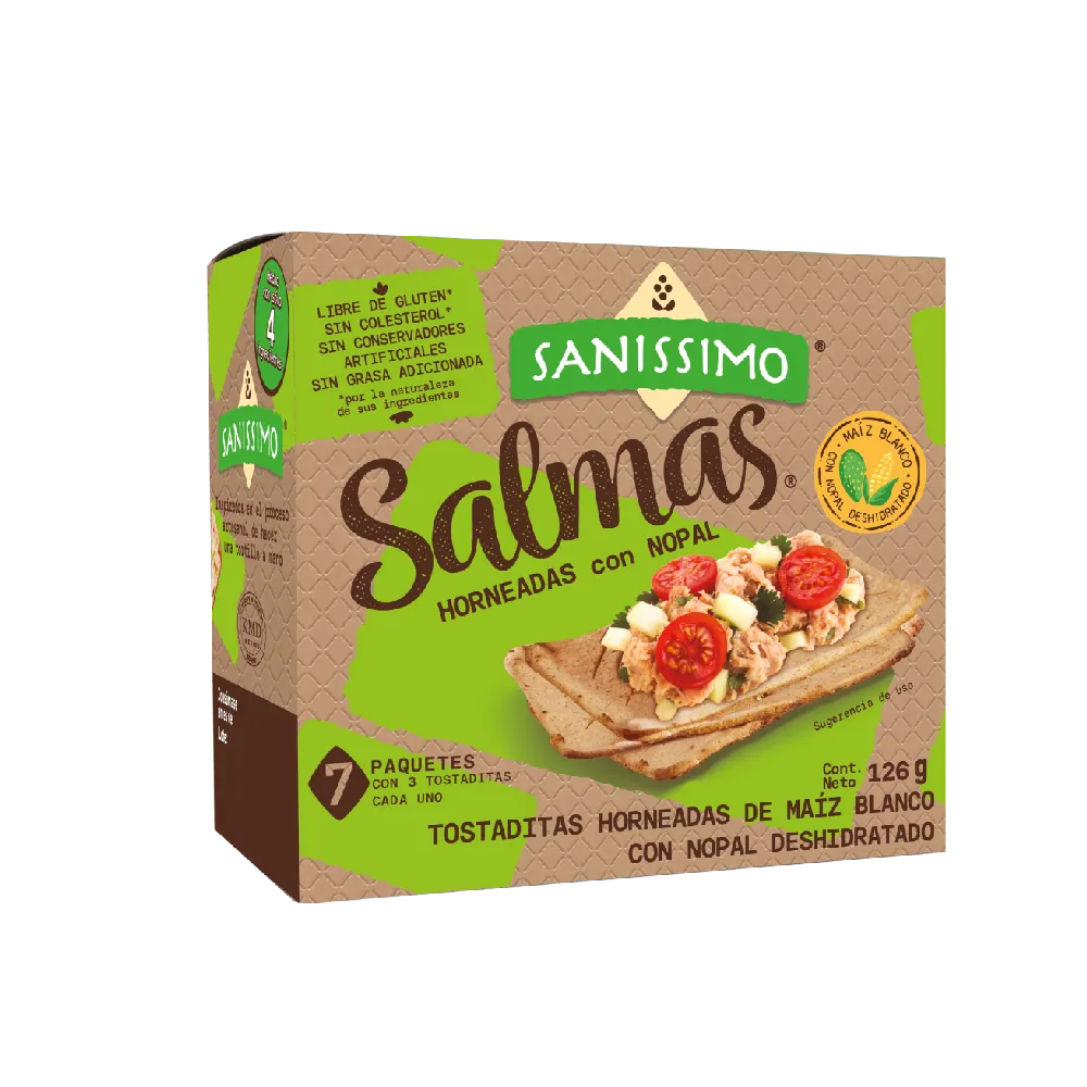 Salmas Crackers Nopal Sanissimo 126 g