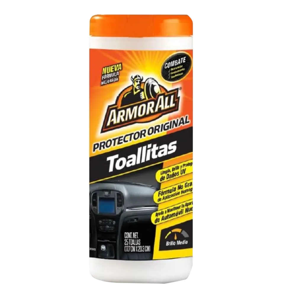 Protector De Vinil Original Toallas Armor All 1 Pz
