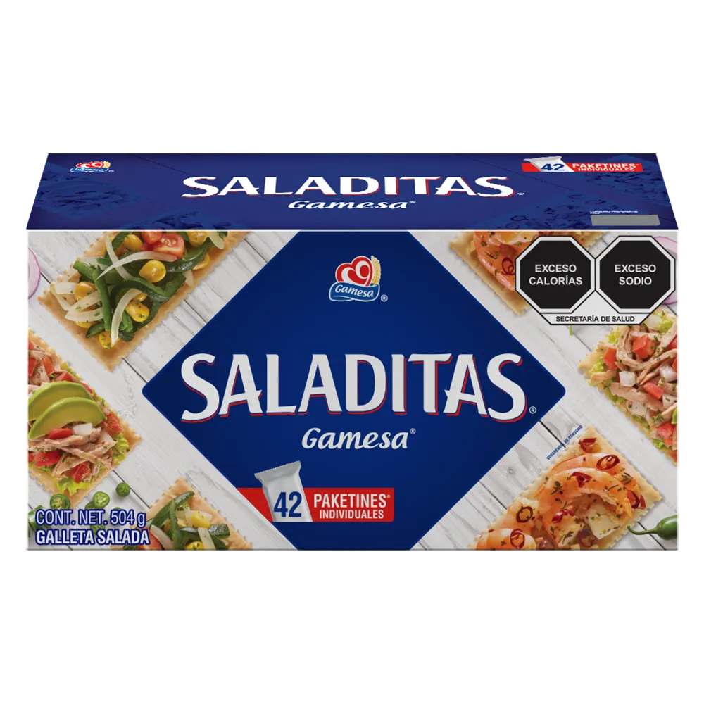 Galleta Salada 42 Paquetines Gamesa 504 g