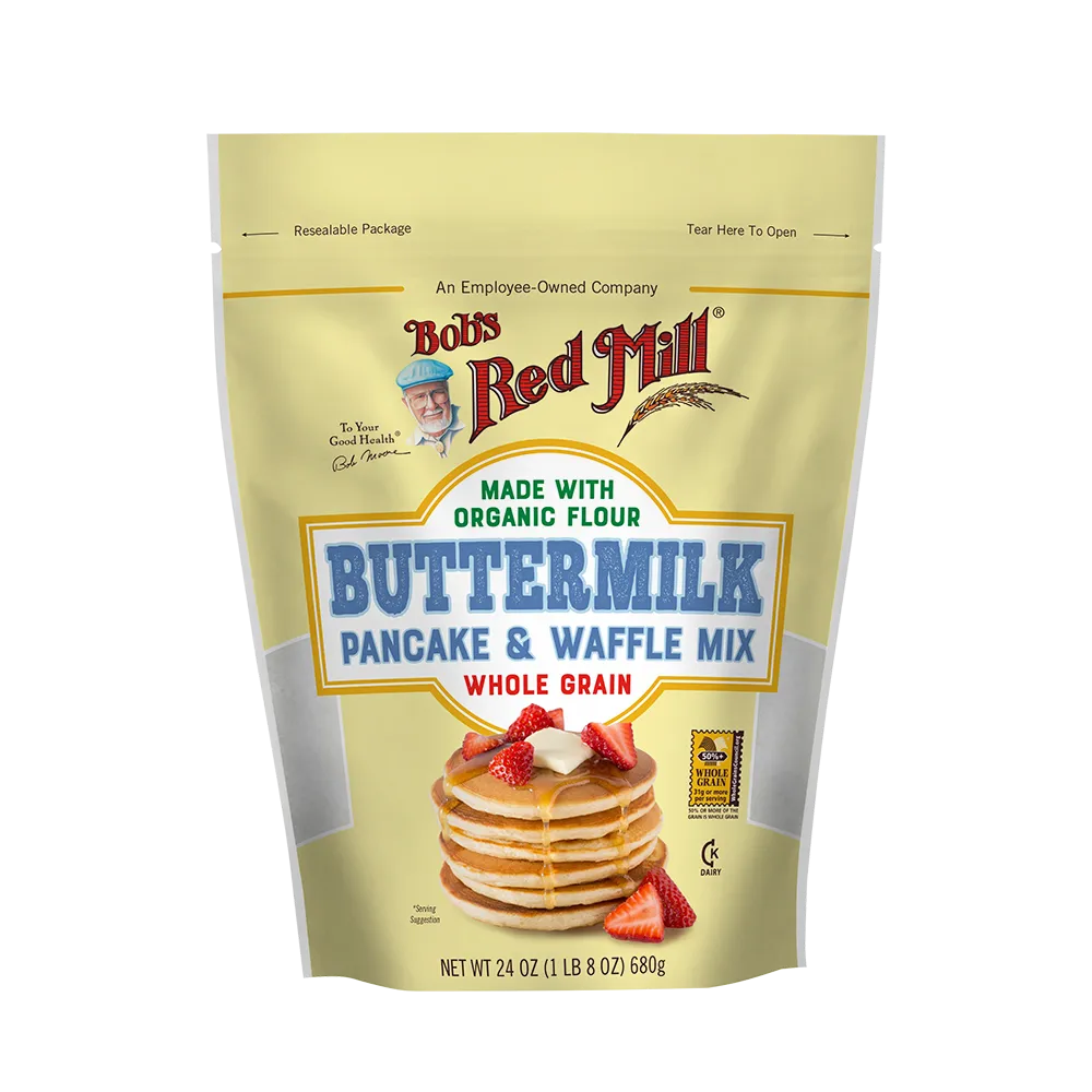 Harina Buttermilk Organica para Hot Cakes Bob'S Red Mill 680 g