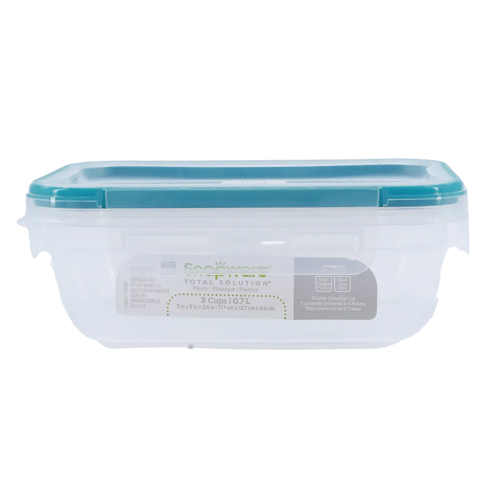 Contenedor Plastico Total Solution 720 Ml Total Solution Snapware 1 Pza