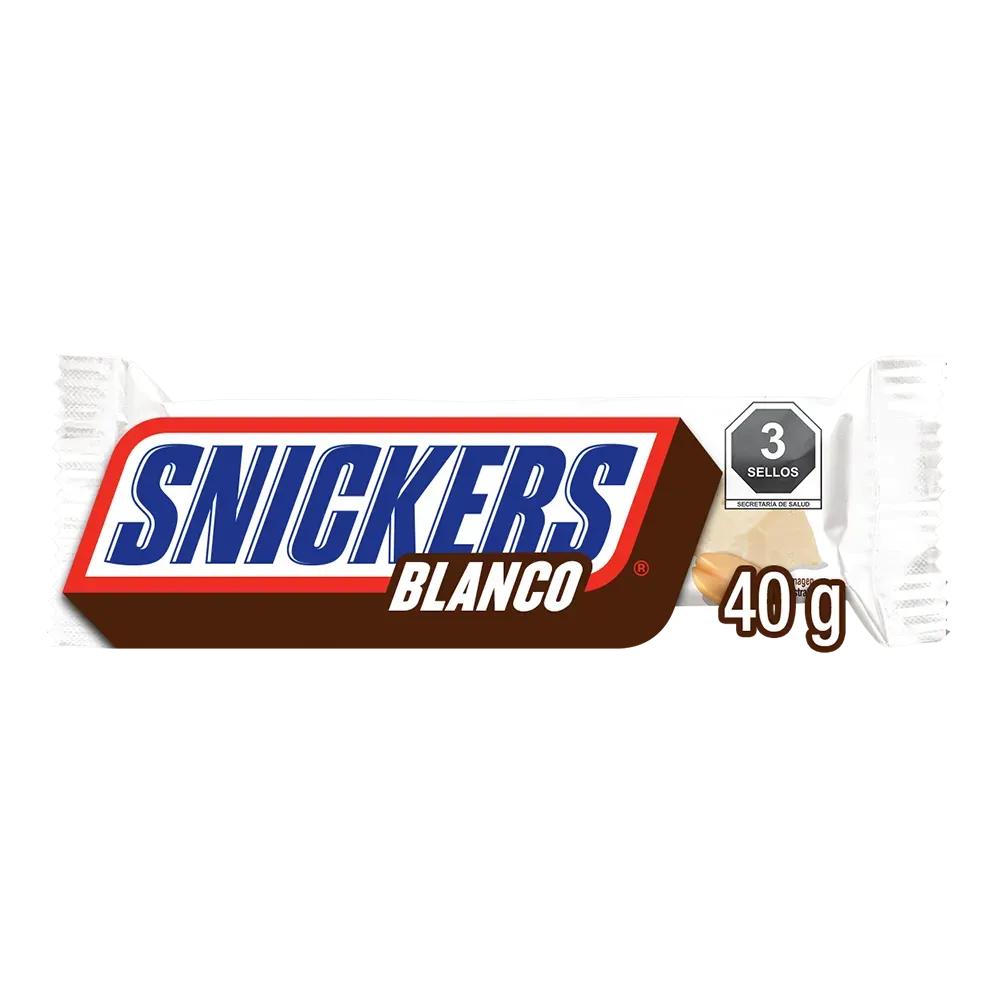 Barra De Chocolate White Snickers 40 g
