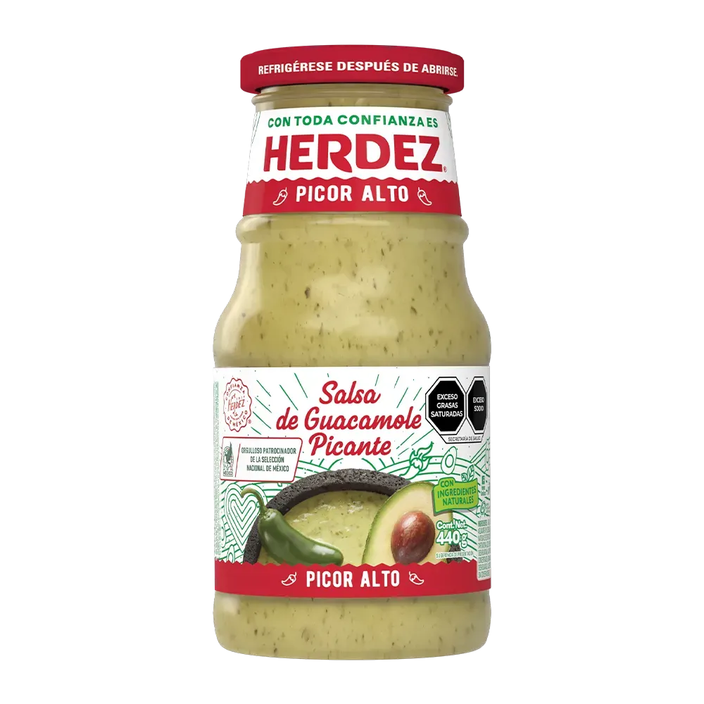 Salsa Guacamole Picante Herdez 440 G