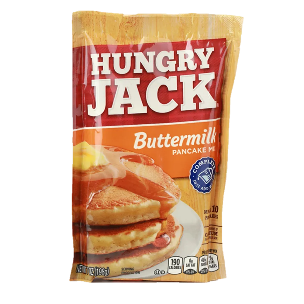 Harina Para Hot Cakes Con Mantequilla Hungry Jack 7 oz