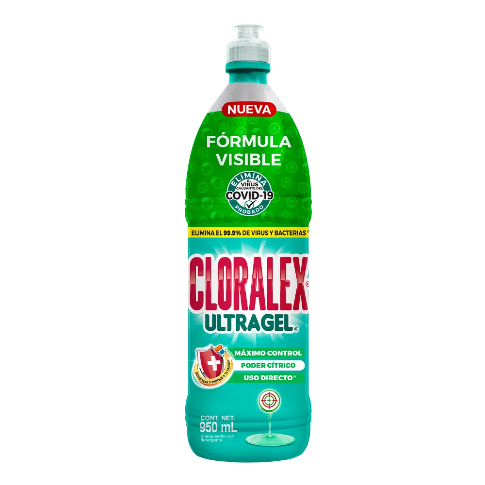 Blanqueador Gel Concentrado Max Vision citrico Cloralex 950 ml