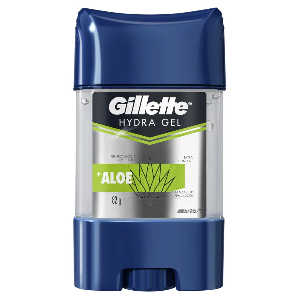 Antitranspirante Gel Aloe Gillette 82 g