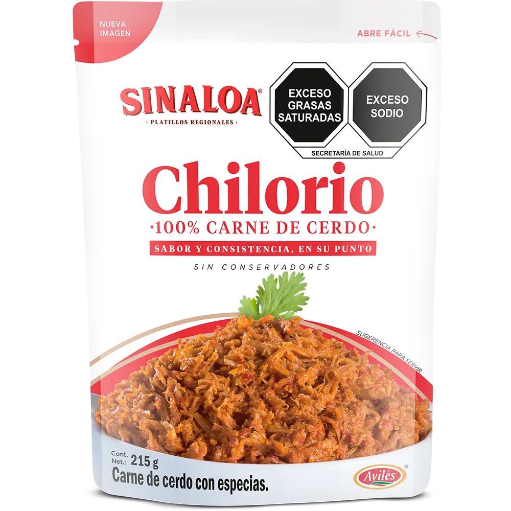 Chilorio De Cerdo En Pouch Sinaloa 215 g