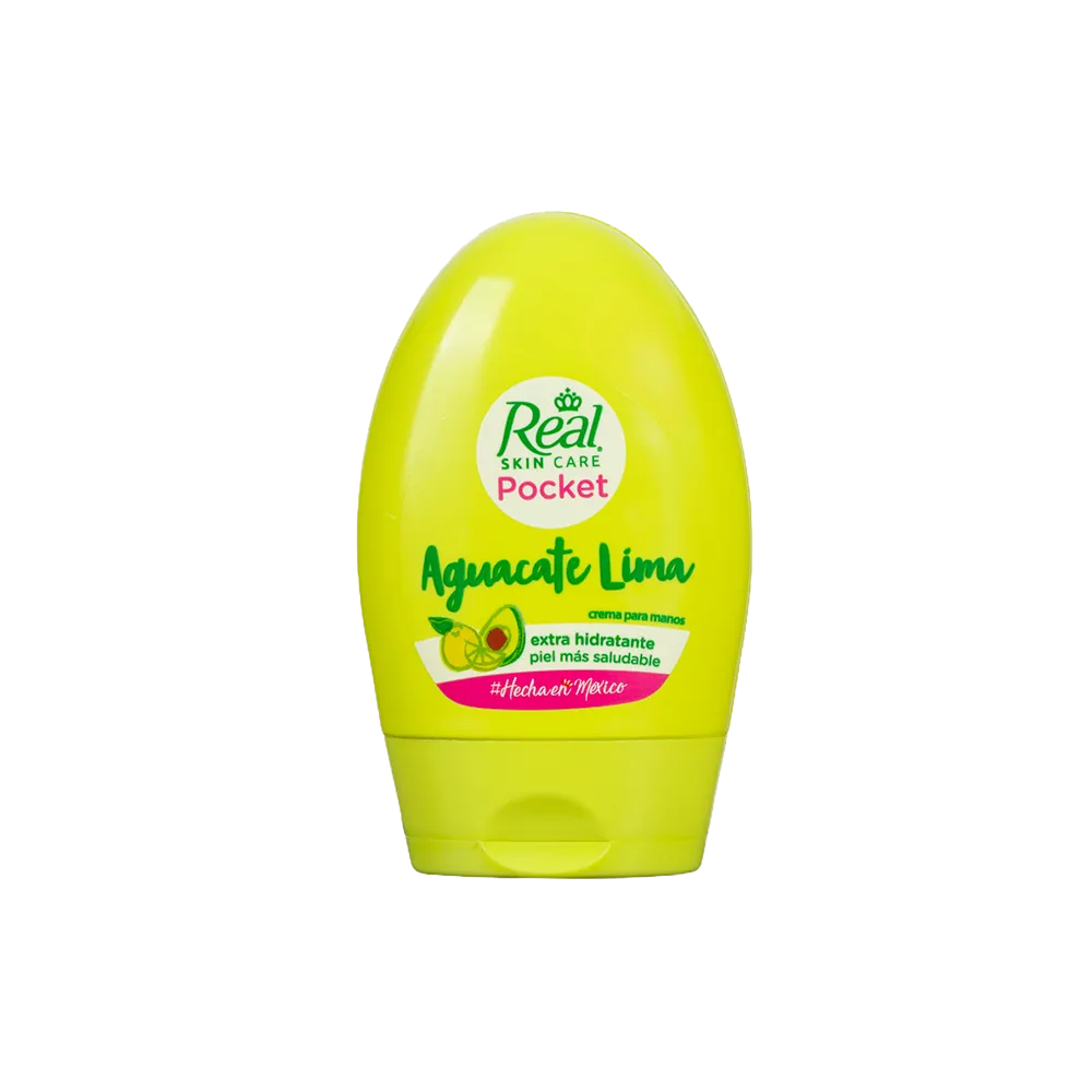 Crema Para Manos Pocket Aguacate Lima Real 90 Ml