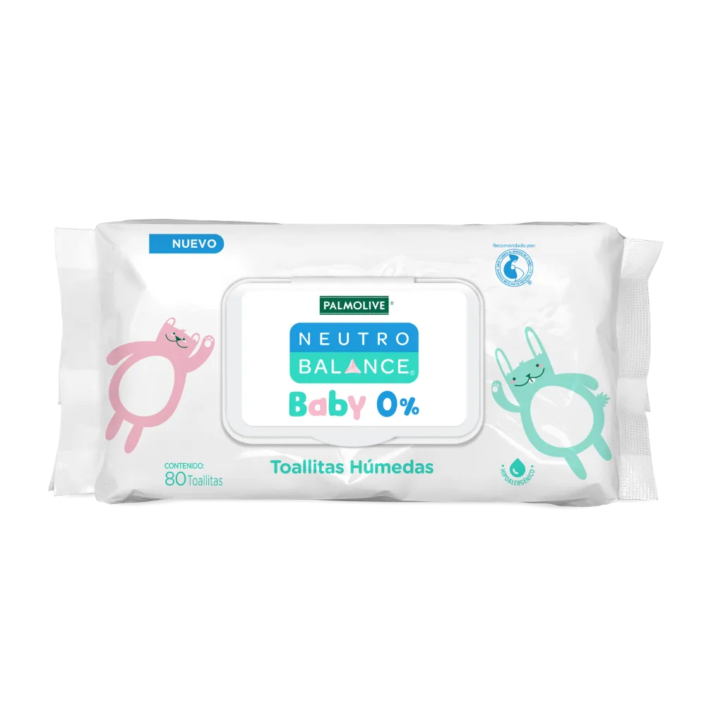 Toallitas Humedas Baby 0% Neutro Balance 80 Pza