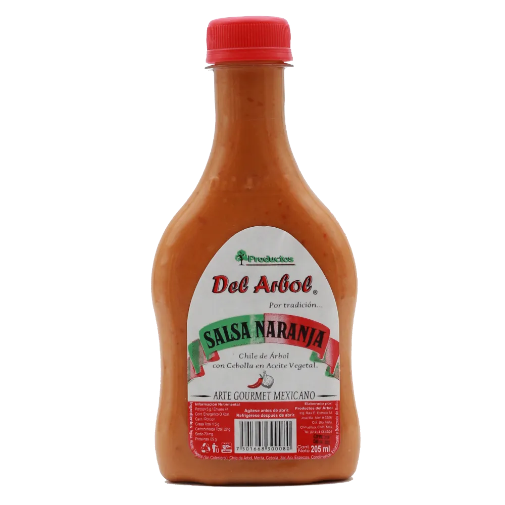 Salsa Picante Naranja Del Arbol 205 g